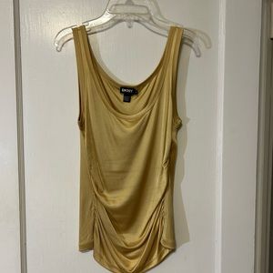 VINTAGE DONNA KARAN NEW YORK/DKNY GOLD SHELL SIZE P